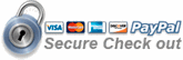 Pay by credit card or PayPal using our Secure Check out
